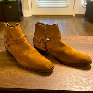 Brown Suede Chelsea Boots